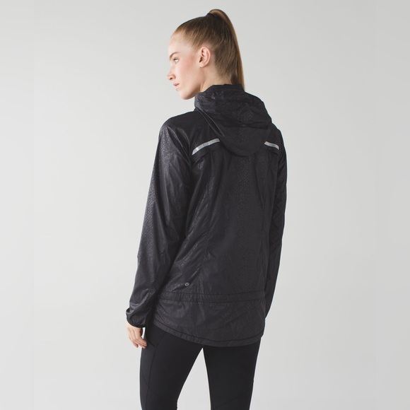 lululemon Miss Misty Black Hooded Windbreaker Jacket - Picture 2 of 16